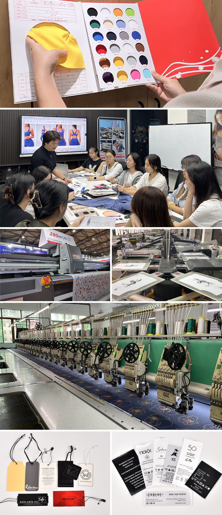 โรงงานจีน Hucai รับผลิตชุดกีฬาแบบ OEM/ODM ส่งออกทั่วโลก