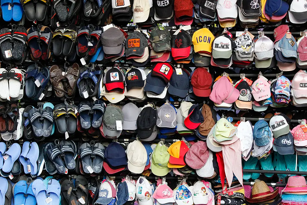 สินค้ามากมายในตลาดค้าส่งจีน